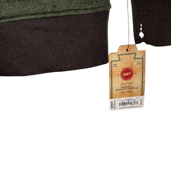 Urban Pipeline Men’s Snap Collar Sweater – Olive Green – Size M – NWT - Picture 4 of 4